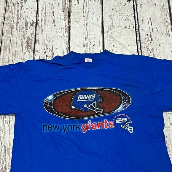 Vintage New York Giants NFL Football Logo 7 Sports Crewneck Tshirt - Picture 2 of 5